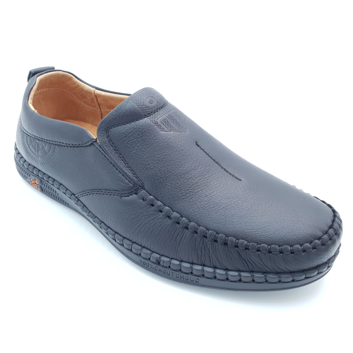 Giày mọi nam mũi vuông Hải Nancy da bò cao cấp IN722D