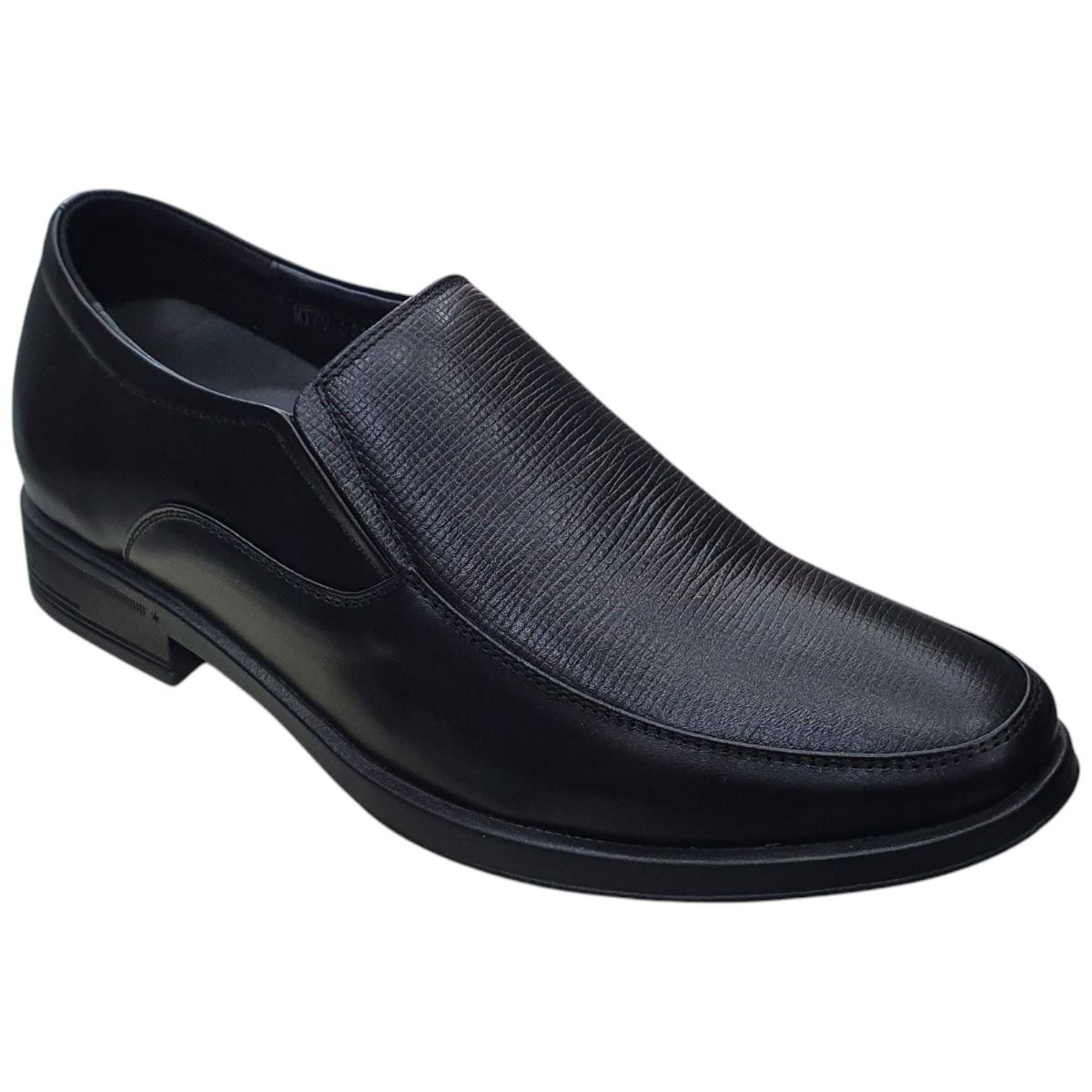 Giày tây nam tăng chiều cao xỏ chân Hải Nancy da bò cao cấp MT6444D