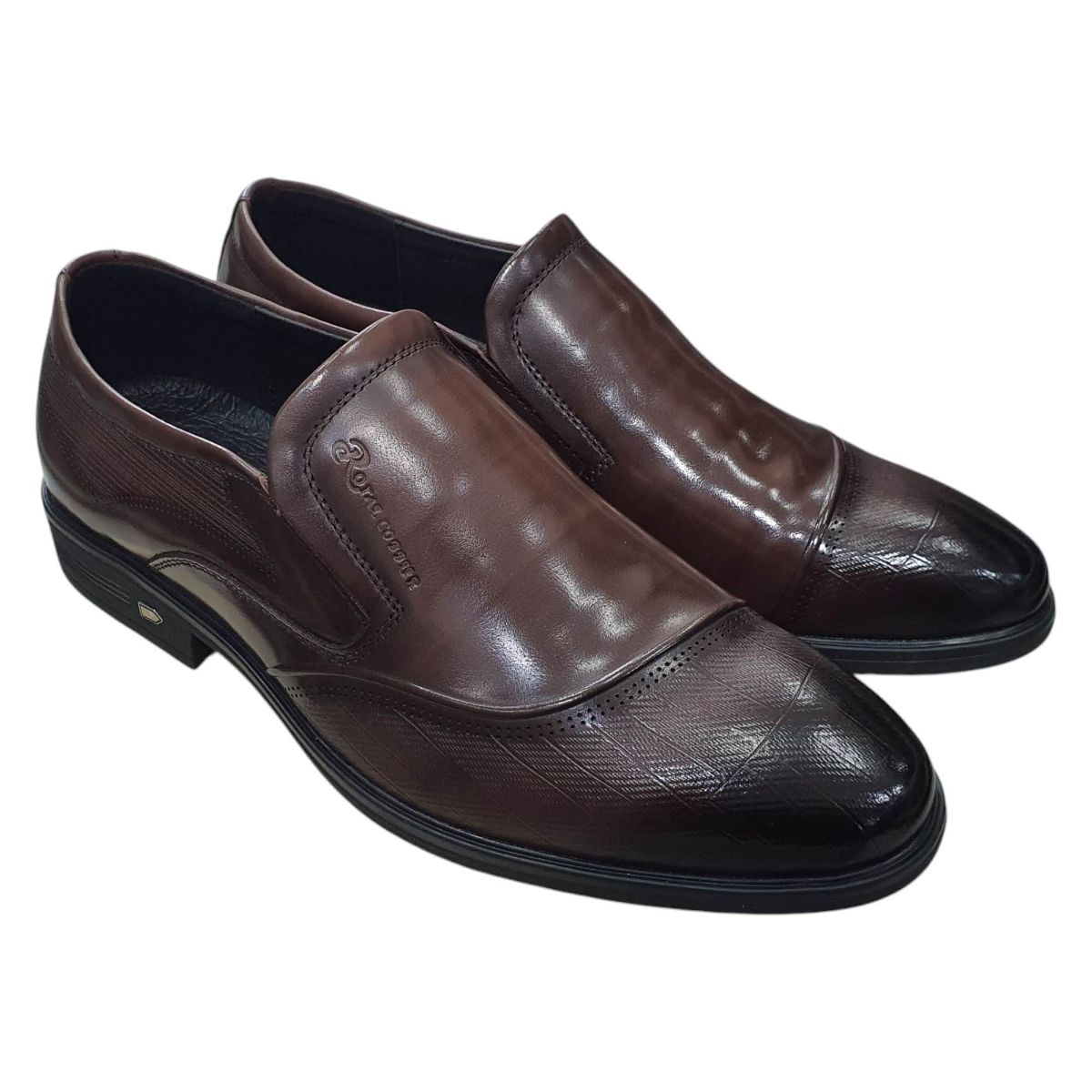 Giày tây nam xỏ chân da bò cao cấp 9317N