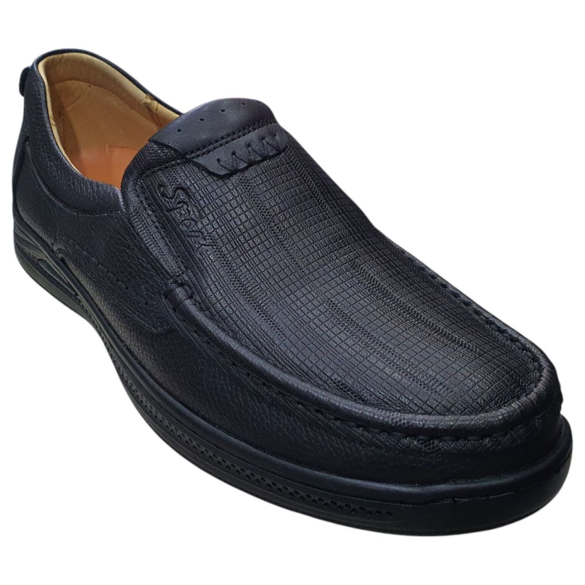 Giày mọi nam xỏ chân Hải Nancy da bò cao cấp Q923D