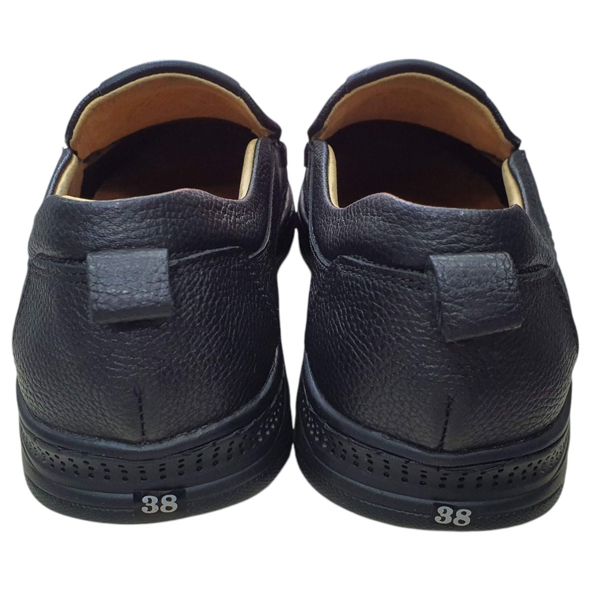 Giày mọi nam xỏ chân Hải Nancy da bò cao cấp Q923D