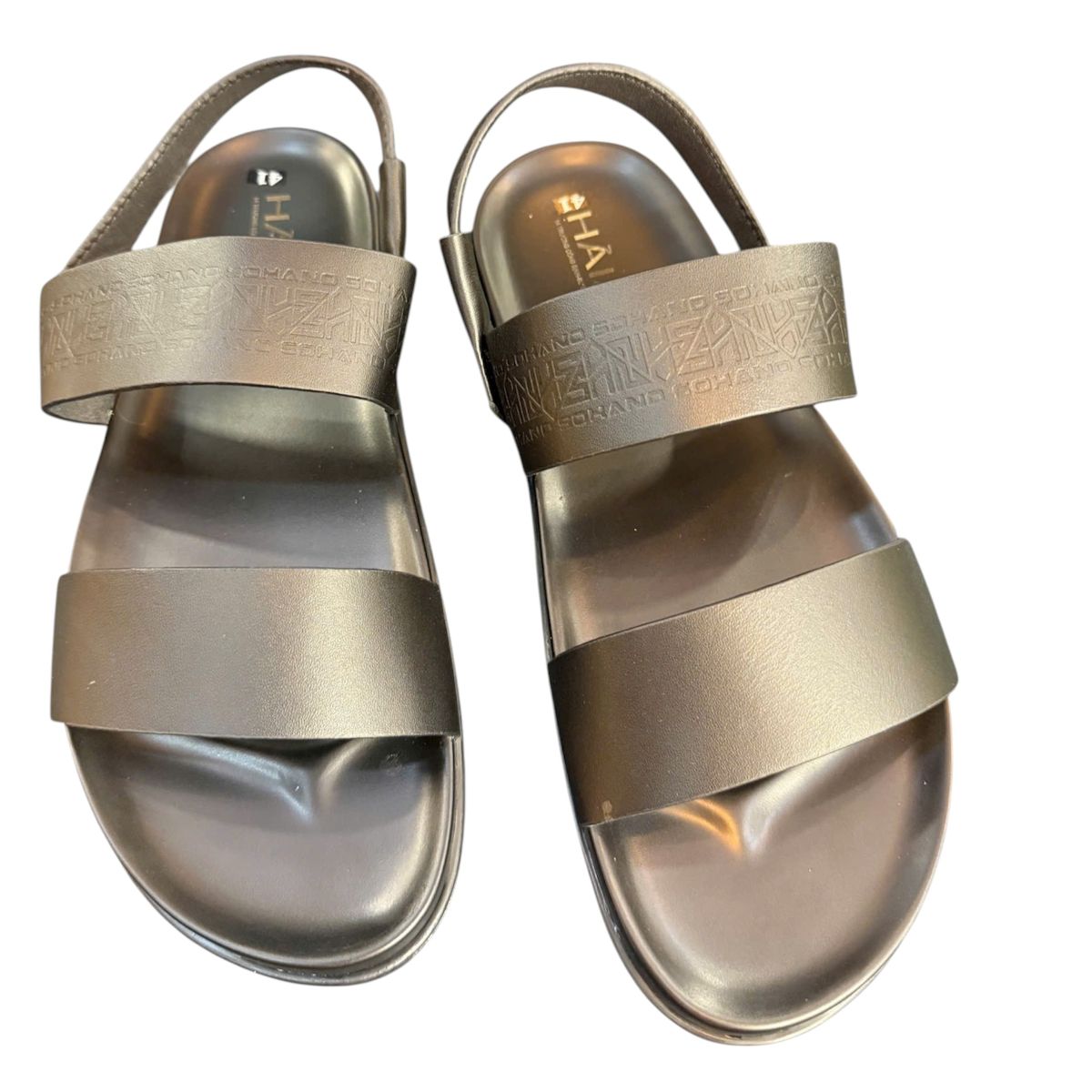 Sandal nam quai ngang Hải Nancy da bò cao cấp SD007D