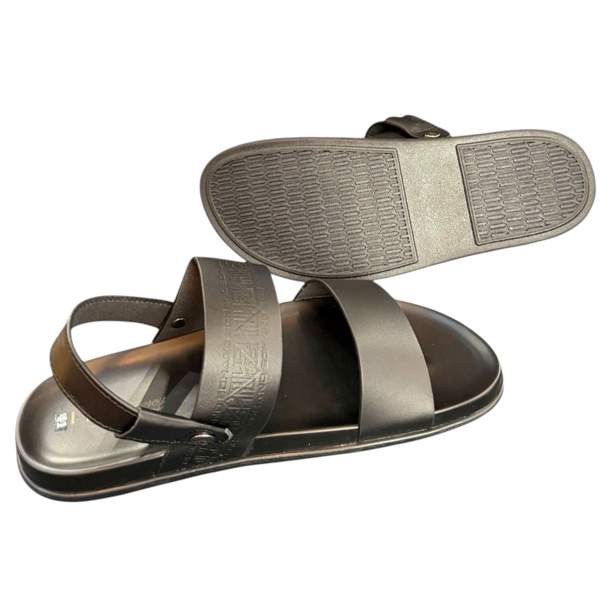 Sandal nam quai ngang Hải Nancy da bò cao cấp SD007D