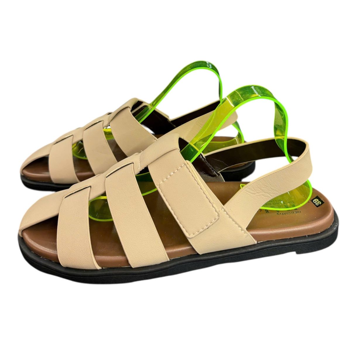 Sandal nam quai chéo Hải Nancy da bò cao cấp SR005K