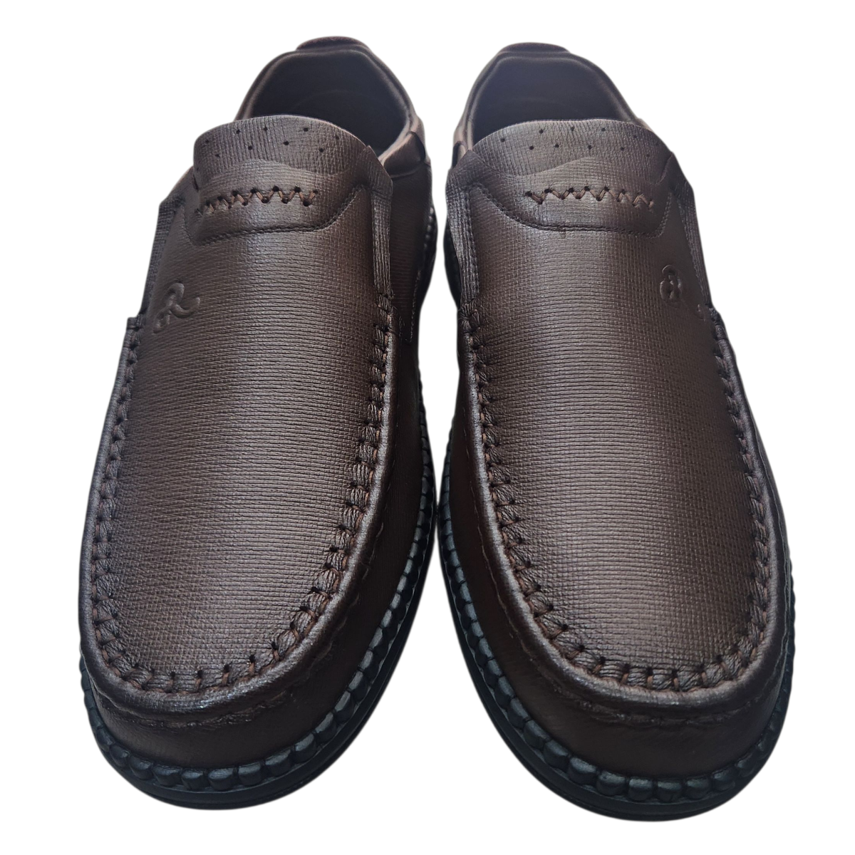 Giày mọi nam xỏ chân Hải Nancy da bò Big Size MBS2505N