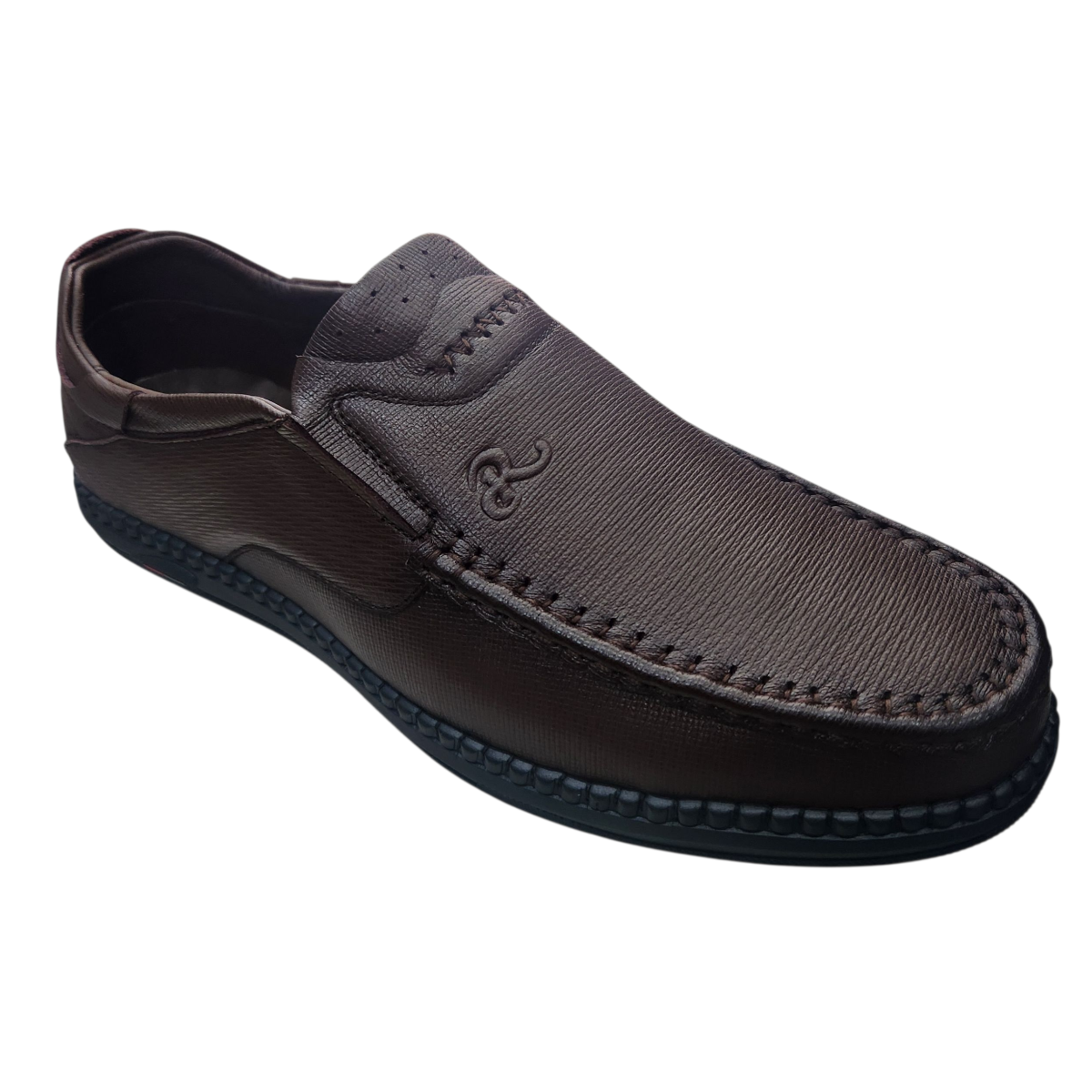 Giày mọi nam xỏ chân Hải Nancy da bò Big Size MBS2505N