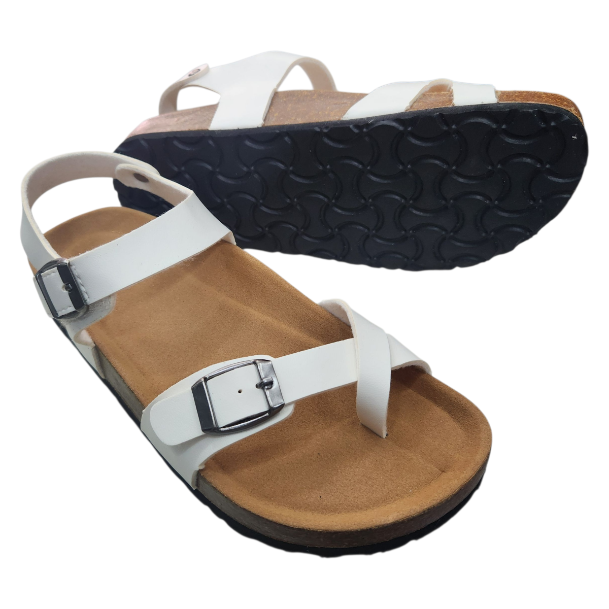 Sandal nữ mũi tròn Hải Nancy microfiber cao cấp SATA22T