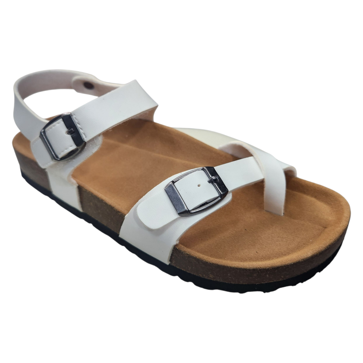 Sandal nữ mũi tròn Hải Nancy microfiber cao cấp SATA22T