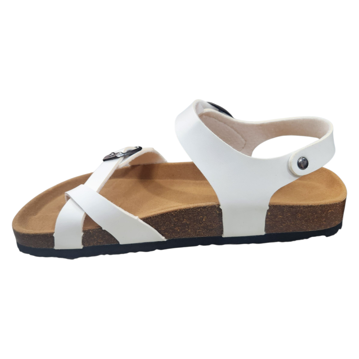 Sandal nữ mũi tròn Hải Nancy microfiber cao cấp SATA22T