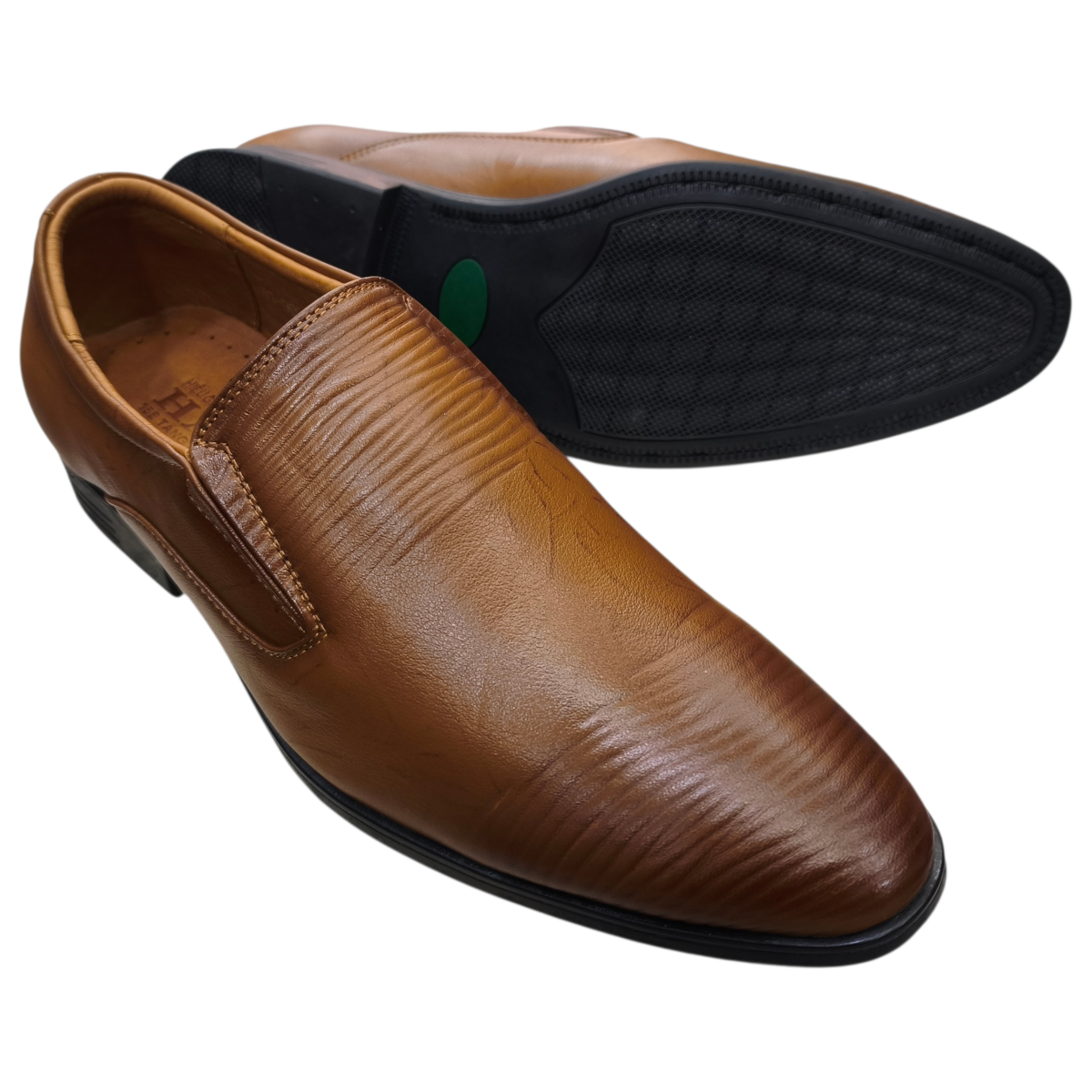 Giày tây nam xỏ chân Hải Nancy da bò cao cấp HT3479V