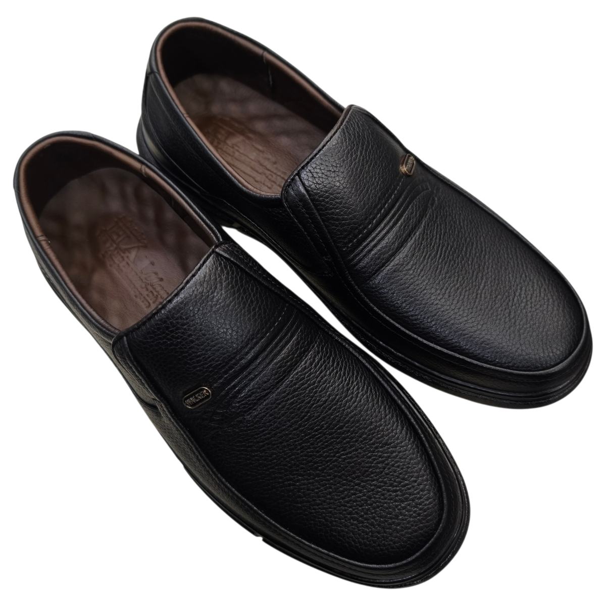 Giày tây nam xỏ chân Hải Nancy da bò cao cấp HT2333D