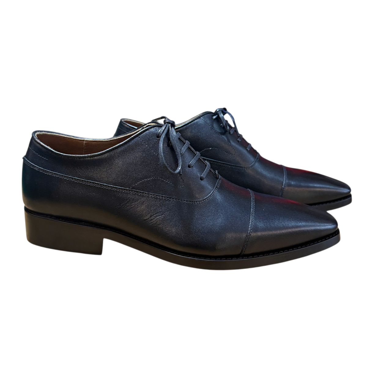 Giày tây nam cột dây Hải Nancy da bò trơn TS2507D