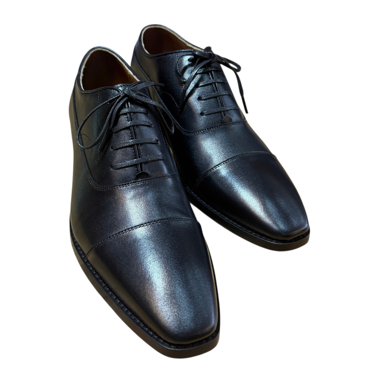 Giày tây nam cột dây Hải Nancy da bò trơn TS2507D