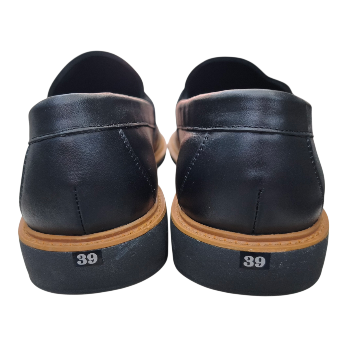 Giày mọi nam mũi tròn Hải Nancy da bò cao cấp AP880D