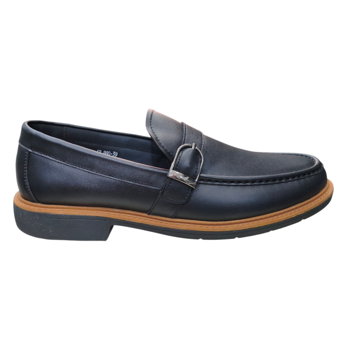 Giày mọi nam mũi tròn Hải Nancy da bò cao cấp AP880D