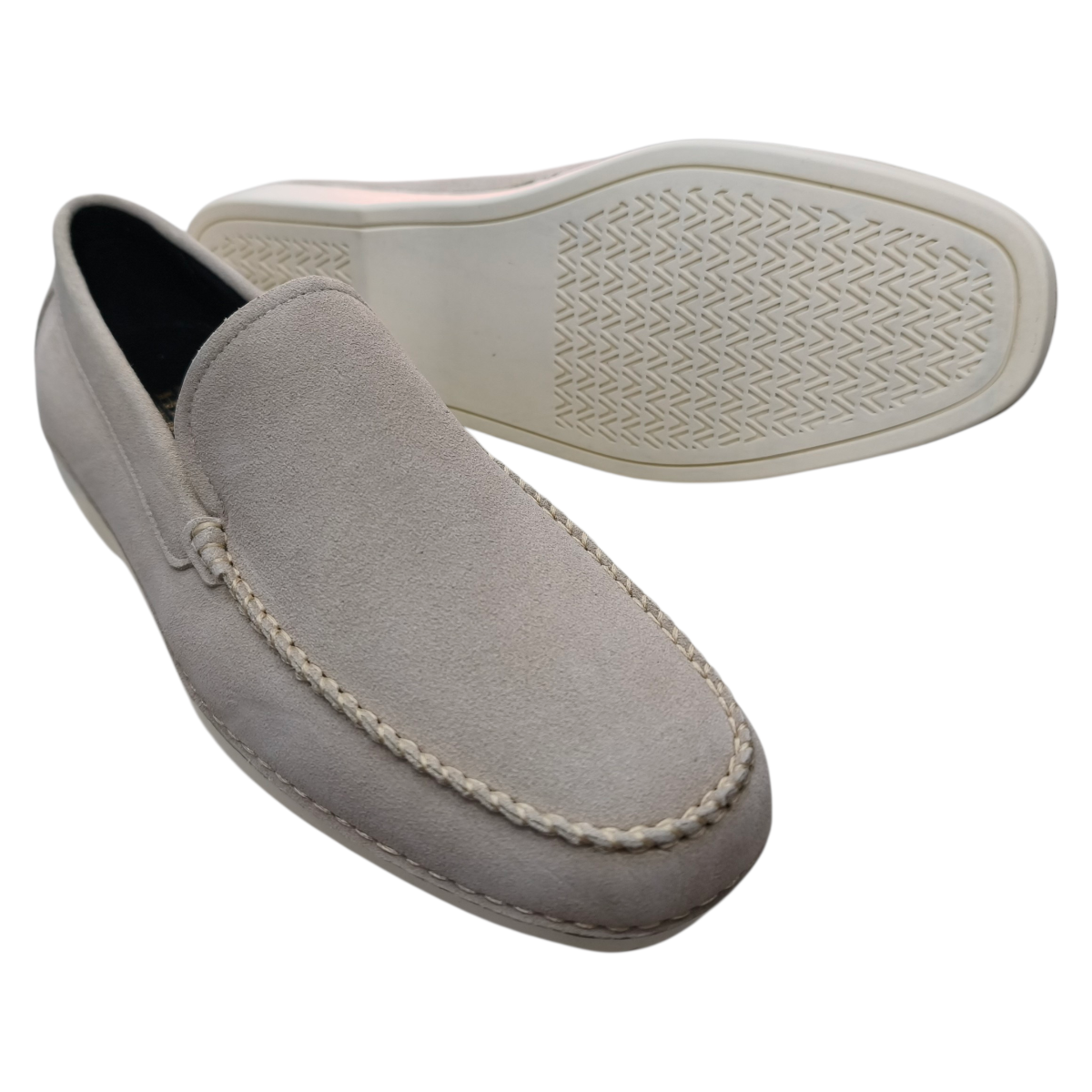 Giày mọi nam đế bằng Hải Nancy da bò cao cấp AP8640K