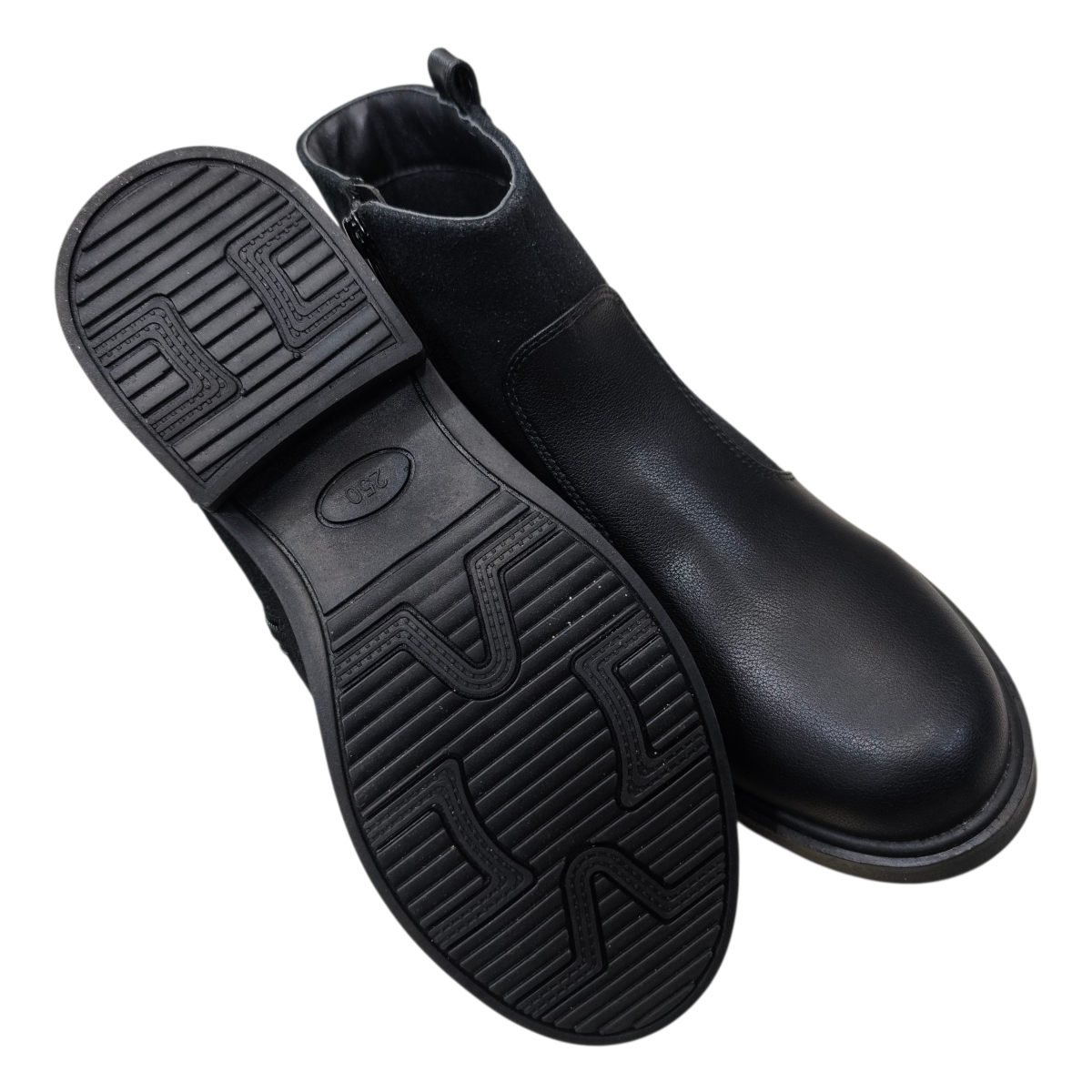 Giày bốt nữ khoá kéo 1 bên Hải Nancy da bò cao cấp DHU929D