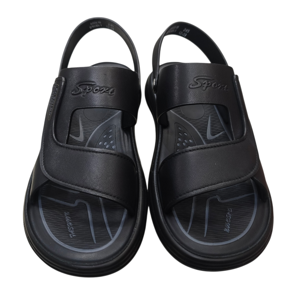 Sandal nam quai chéo Hải Nancy da bò cao cấp 682618D