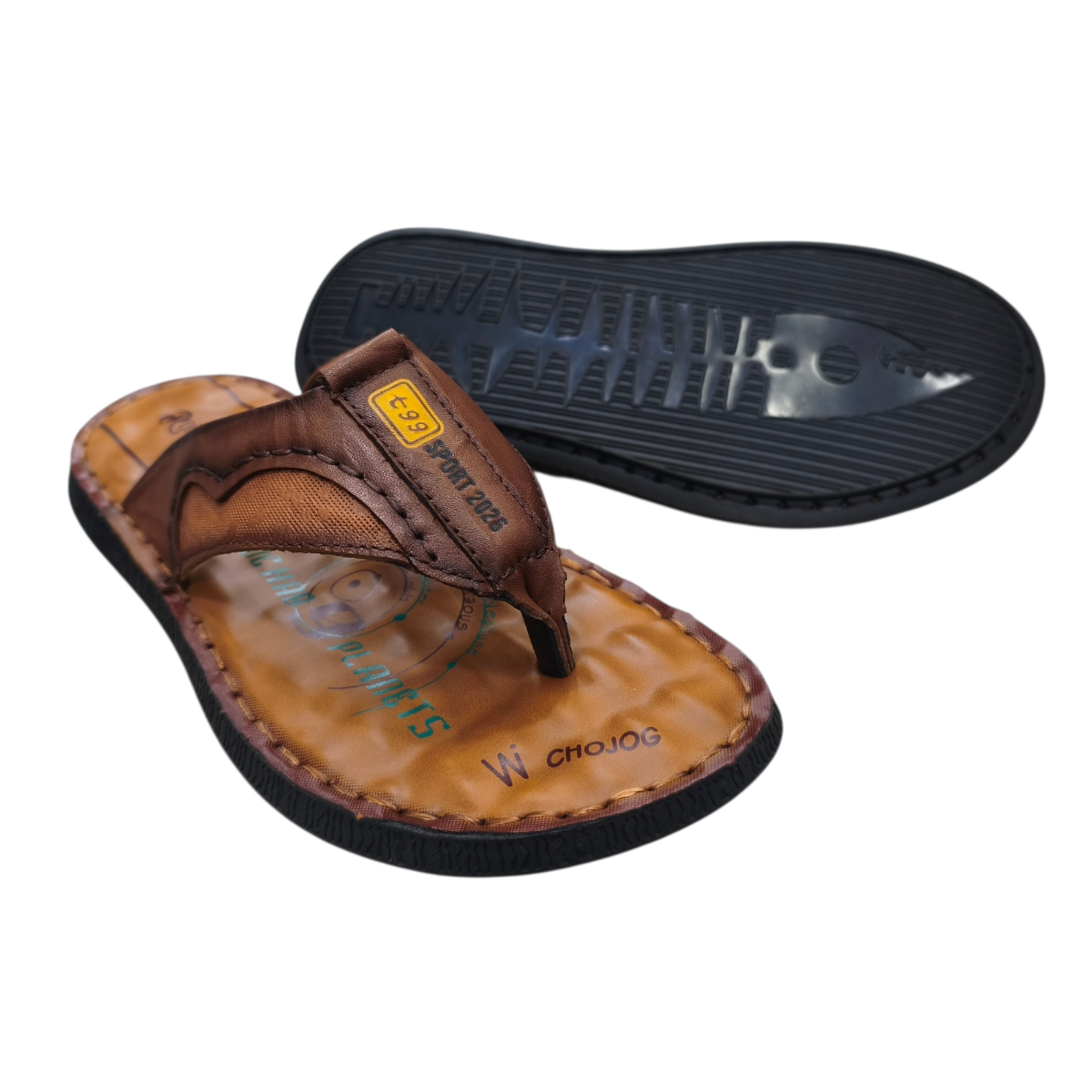 Dép nam quai kẹp Hải Nancy da bò cao cấp L112N