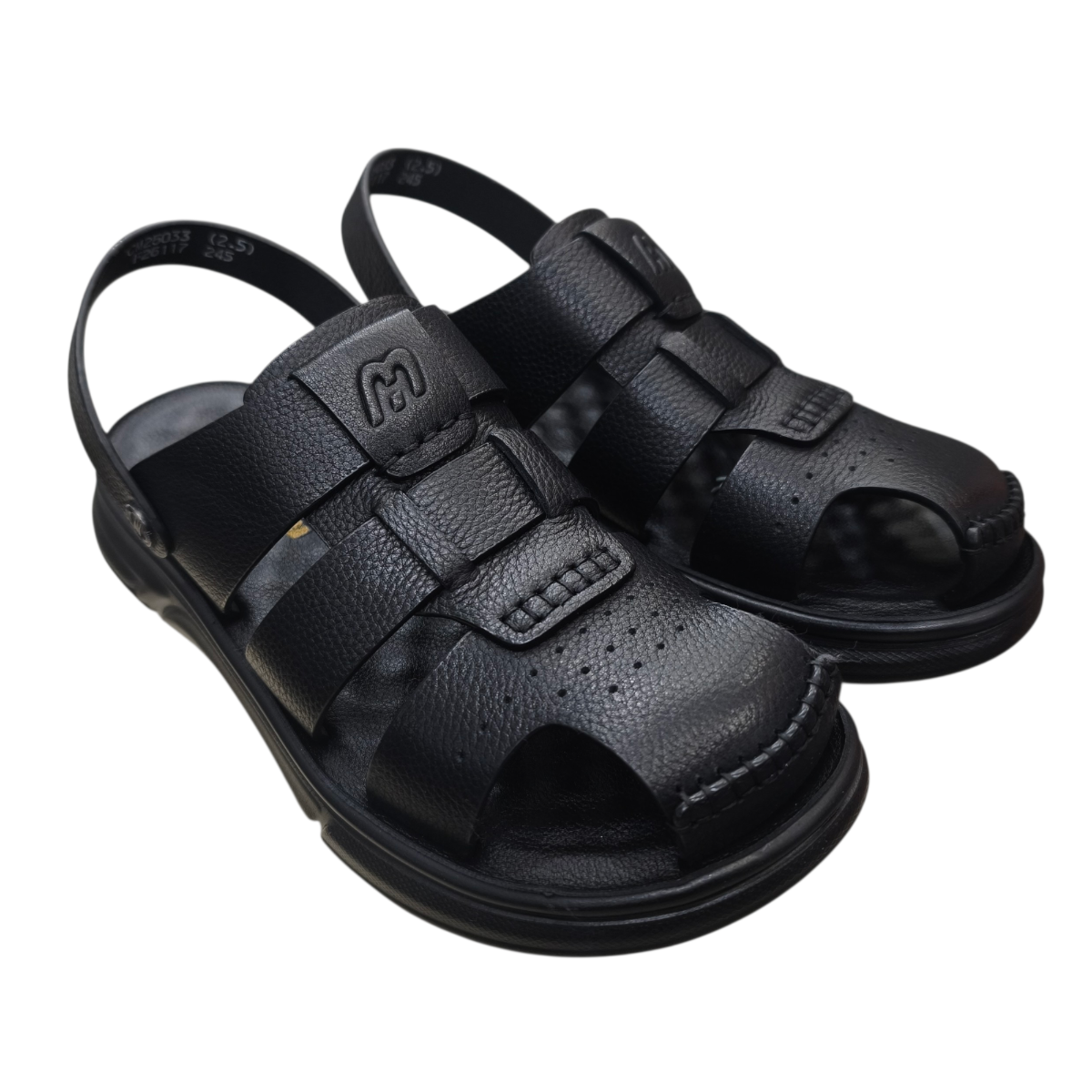 Sandal nam mũi tròn Hải Nancy da bò cao cấp F26117D