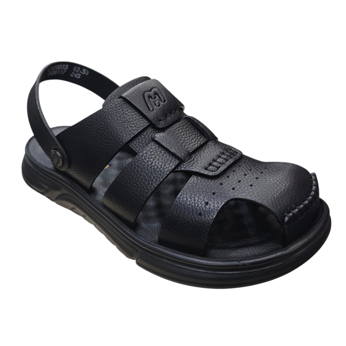 Sandal nam mũi tròn Hải Nancy da bò cao cấp F26117D