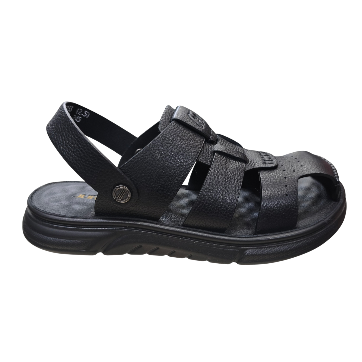 Sandal nam mũi tròn Hải Nancy da bò cao cấp F26117D