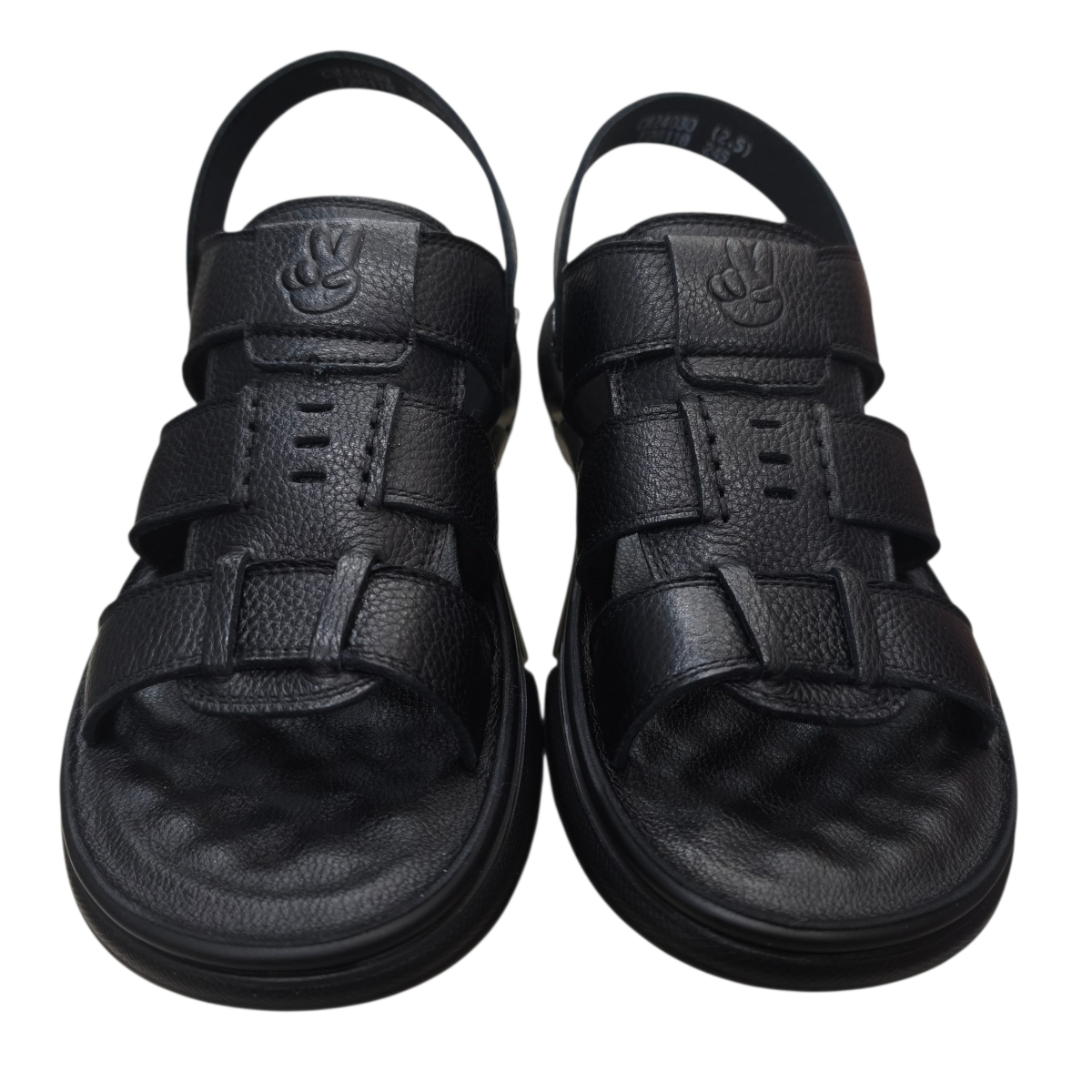 Sandal nam quai chéo Hải Nancy da bò cao cấp F26118D