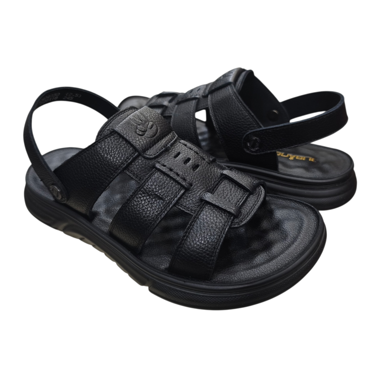 Sandal nam quai chéo Hải Nancy da bò cao cấp F26118D