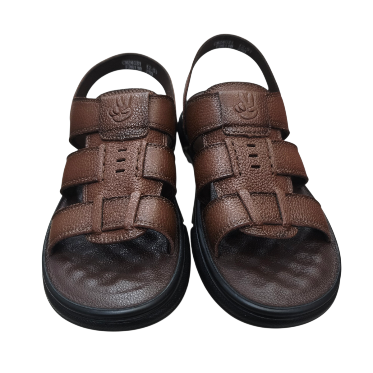 Sandal nam quai chéo Hải Nancy da bò cao cấp F26118N