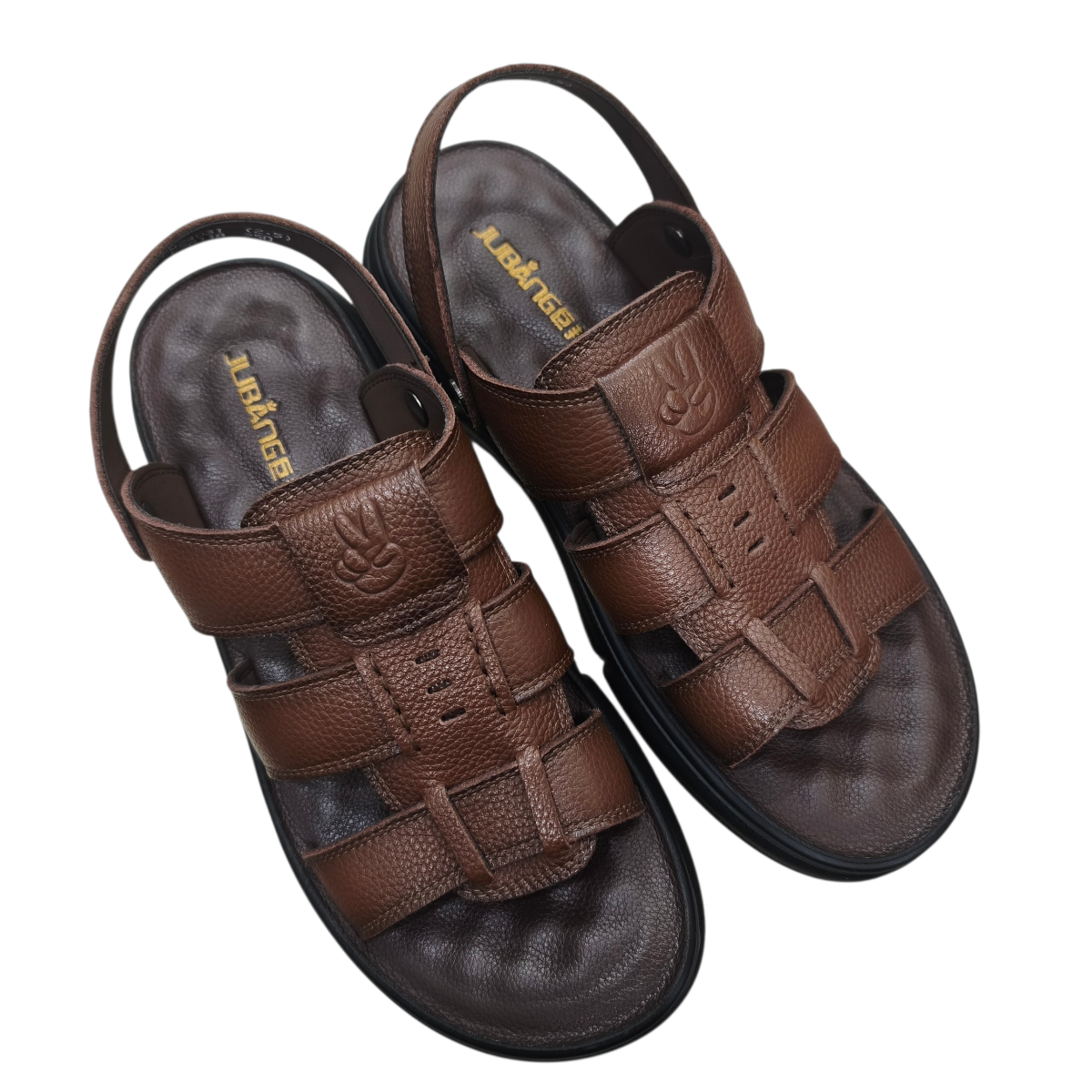 Sandal nam quai chéo Hải Nancy da bò cao cấp F26118N