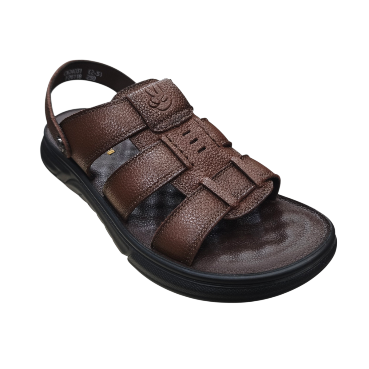 Sandal nam quai chéo Hải Nancy da bò cao cấp F26118N