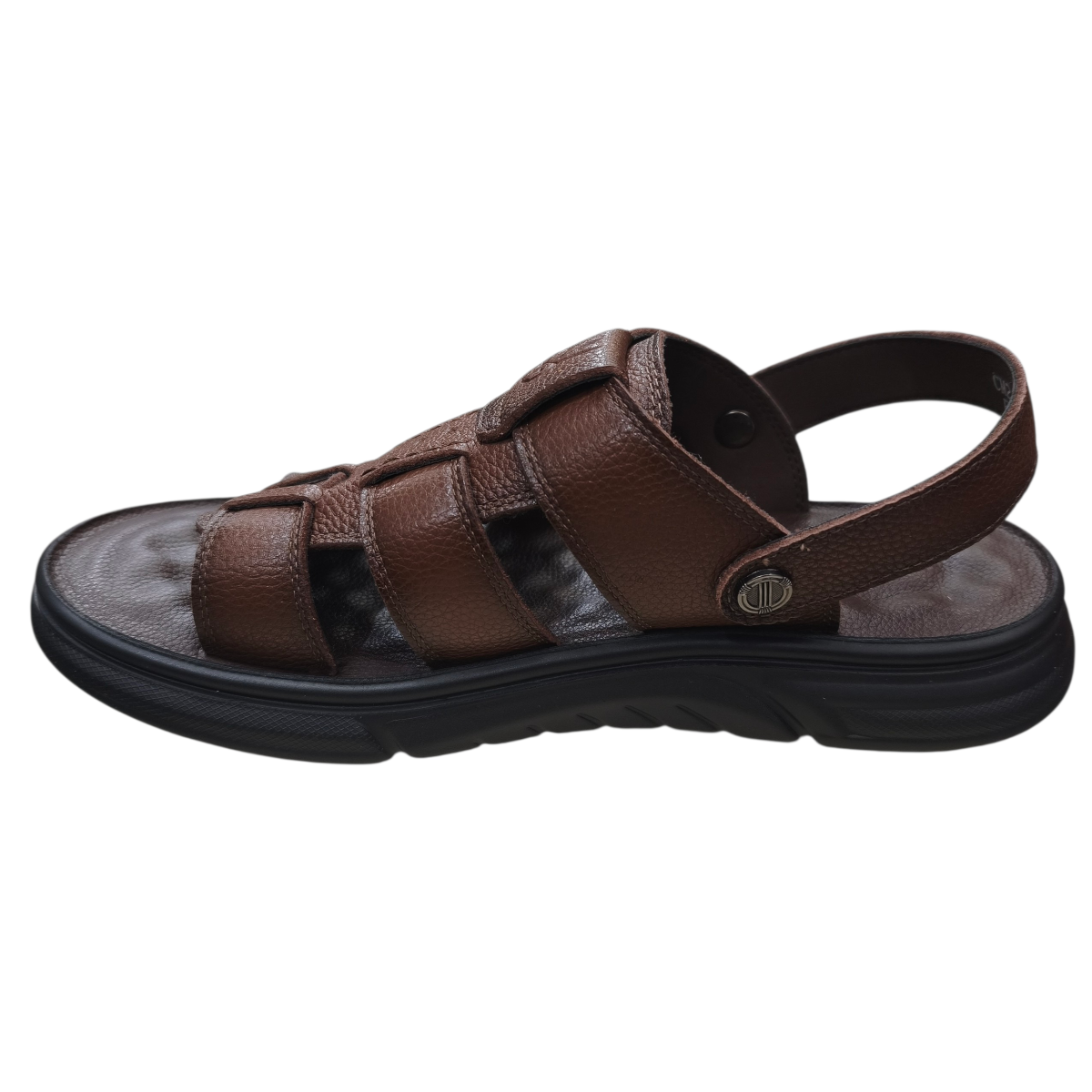 Sandal nam quai chéo Hải Nancy da bò cao cấp F26118N
