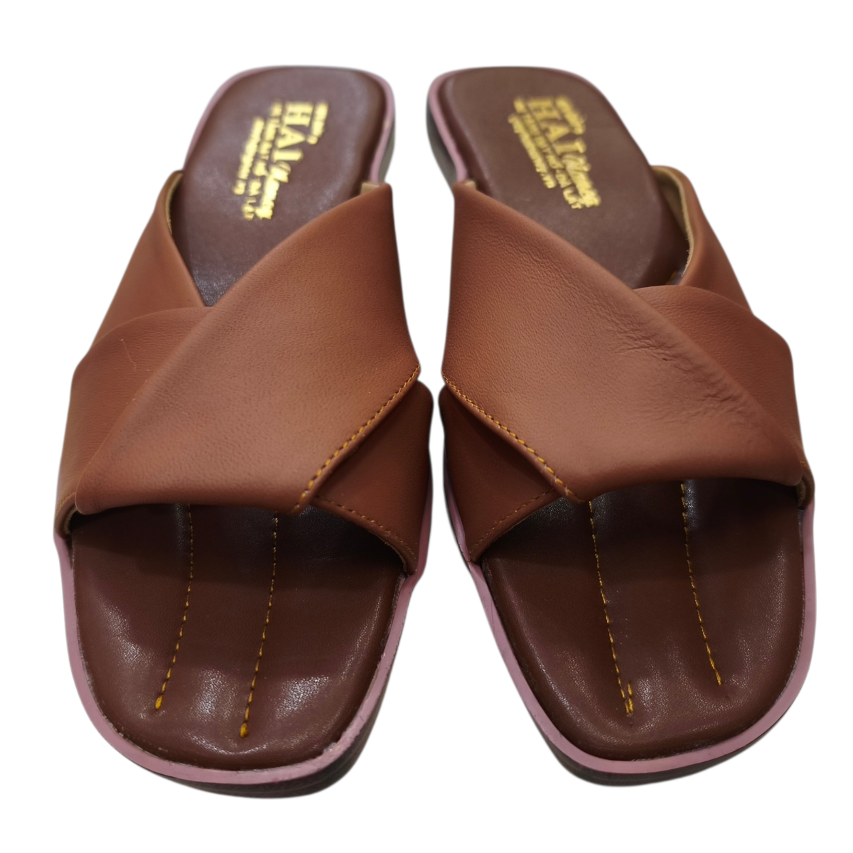 Dép nữ bản nơ Hải Nancy da cừu hạt mềm DH611N