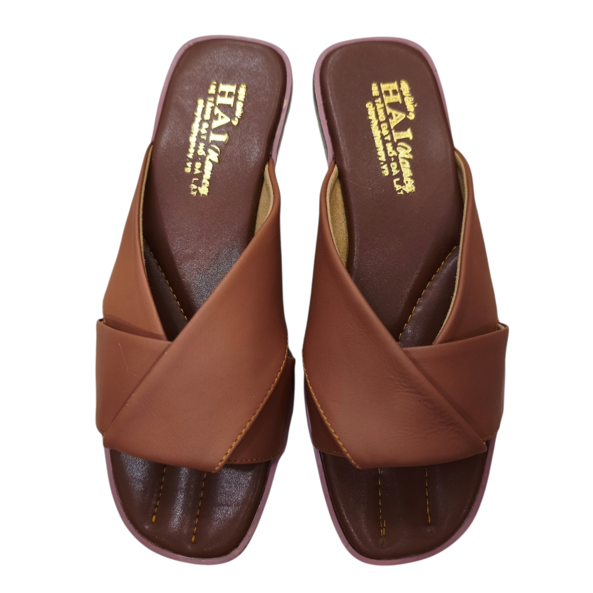 Dép nữ bản nơ Hải Nancy da cừu hạt mềm DH611N