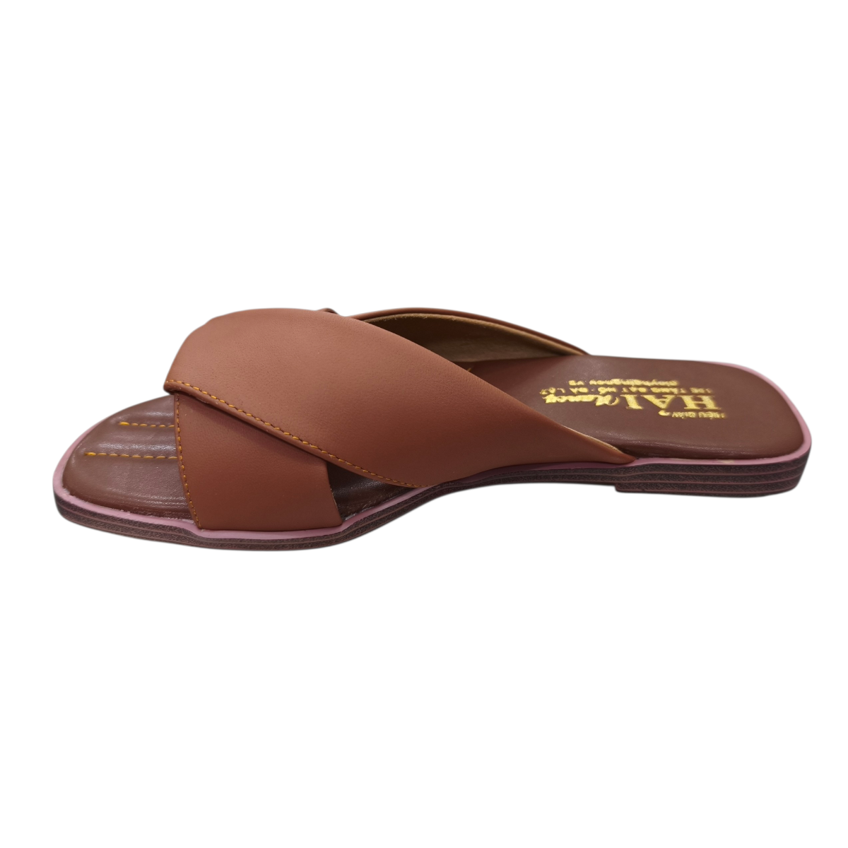 Dép nữ bản nơ Hải Nancy da cừu hạt mềm DH611N