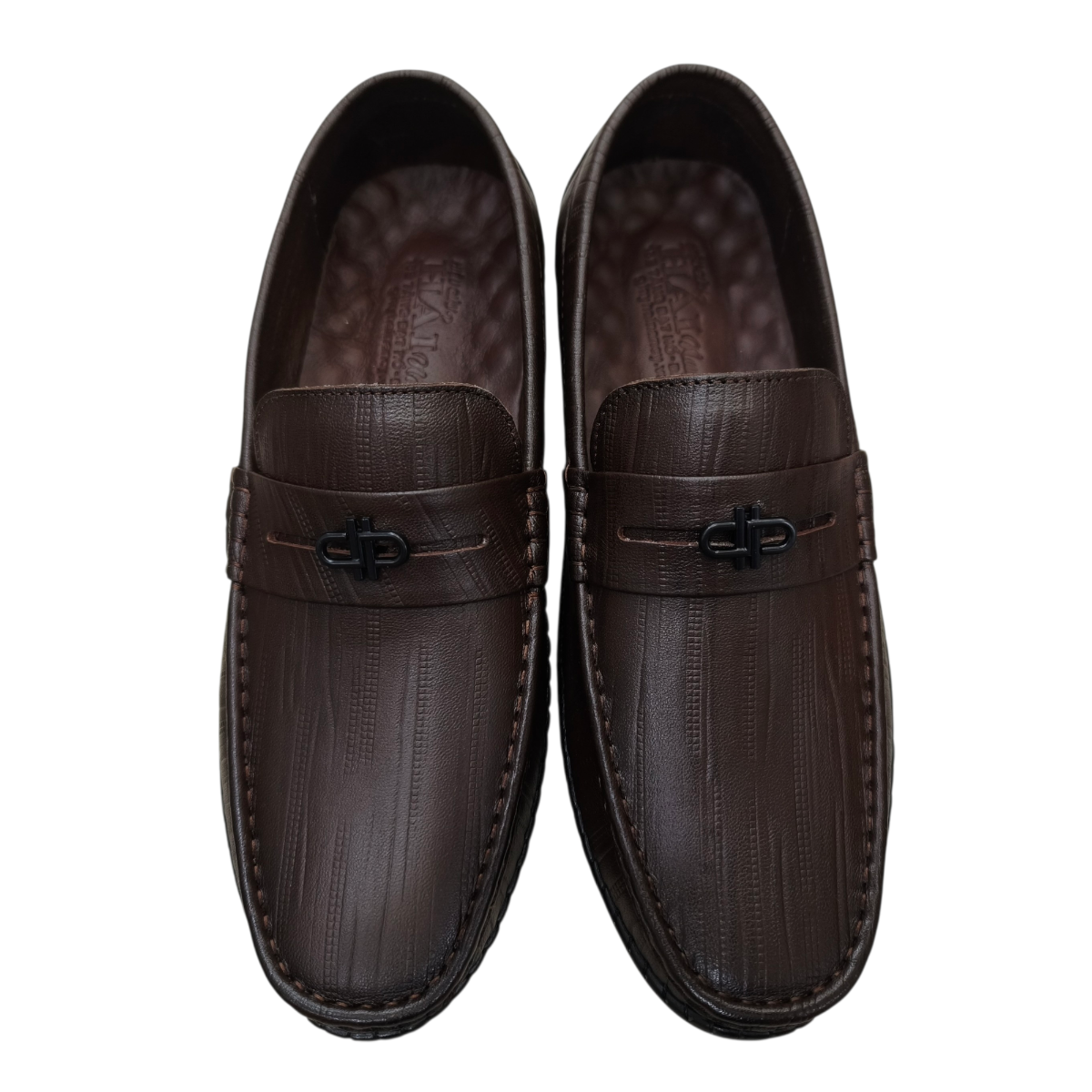 Giày mọi nam xỏ chân Hải Nancy da bò vân AH46867N