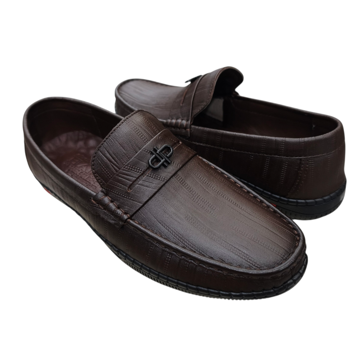 Giày mọi nam xỏ chân Hải Nancy da bò vân AH46867N