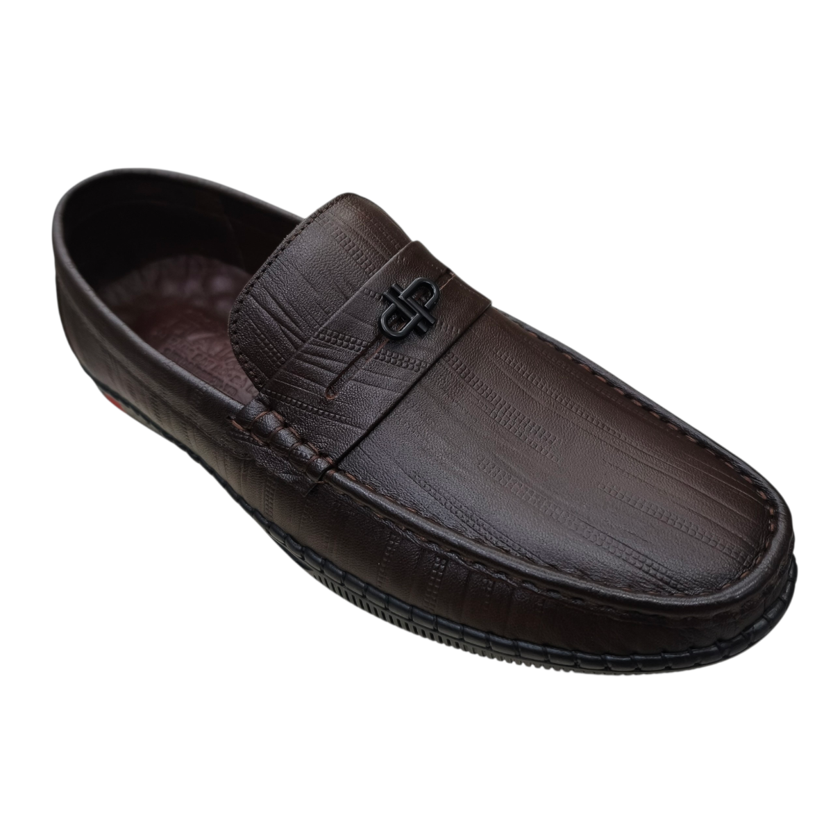 Giày mọi nam xỏ chân Hải Nancy da bò vân AH46867N