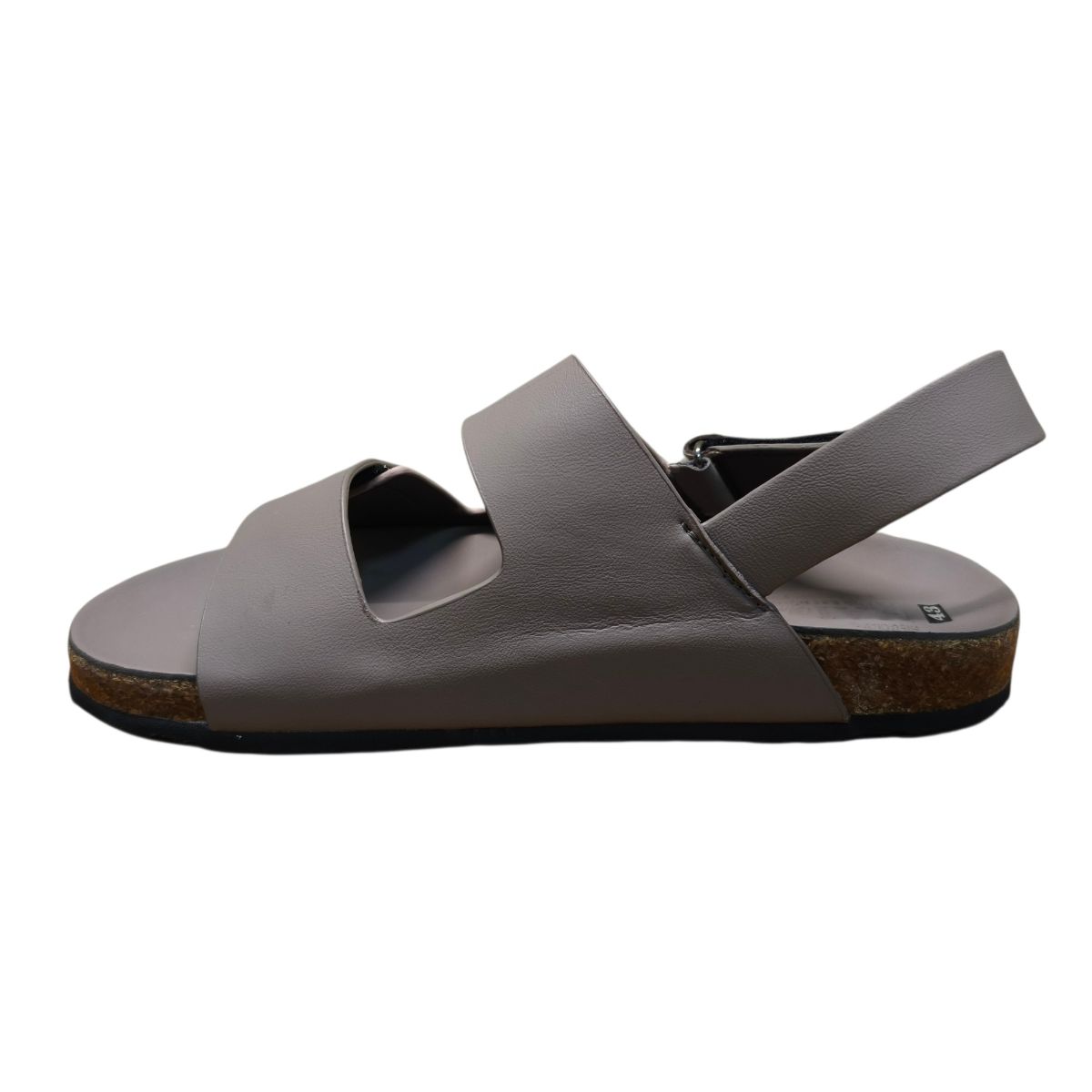 Sandal nam quai chéo Hải Nancy da bò trơn SC01X