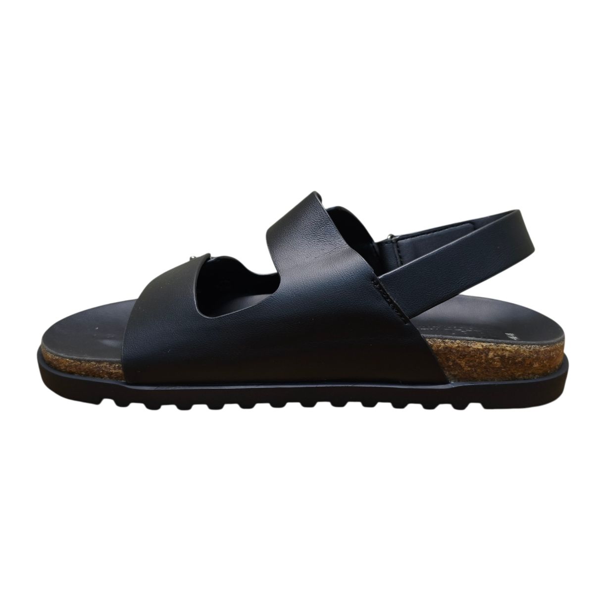 Sandal nam quai chéo Hải Nancy da bò trơn SC01D