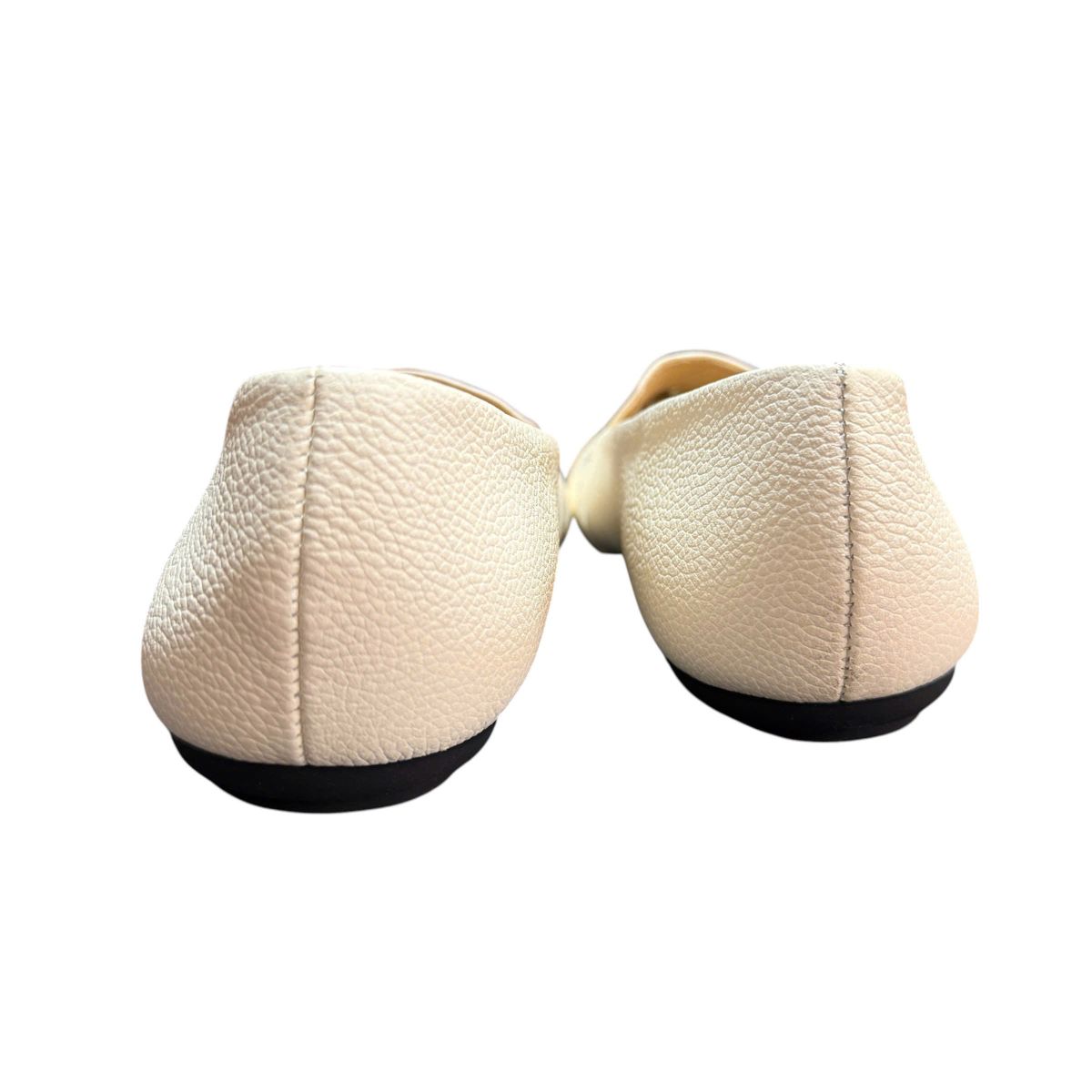 Giày búp bê mũi vuông Hải Nancy da bò cao cấp MH641T