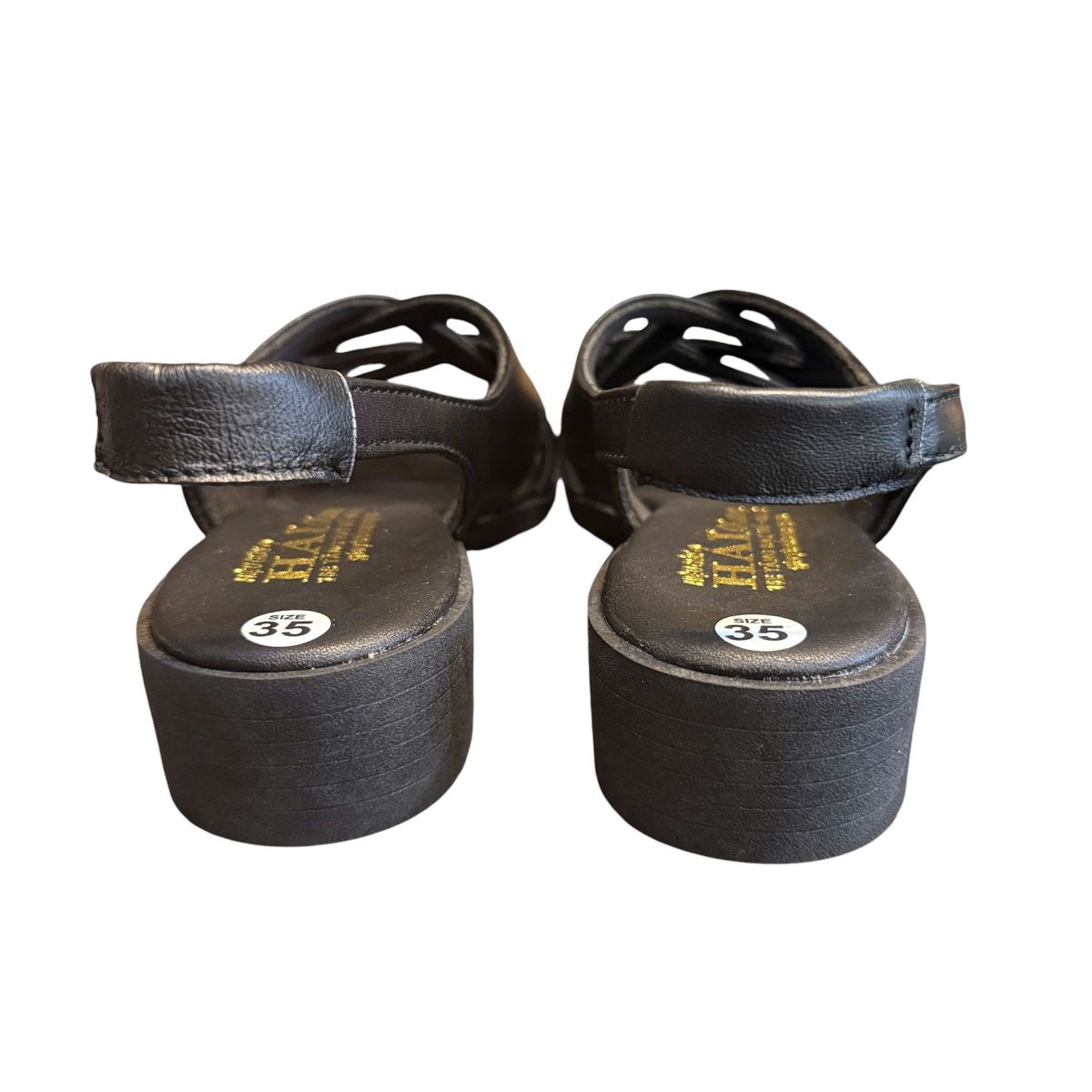 Sandal nữ quai chéo Hải Nancy da bò trơn SH622D