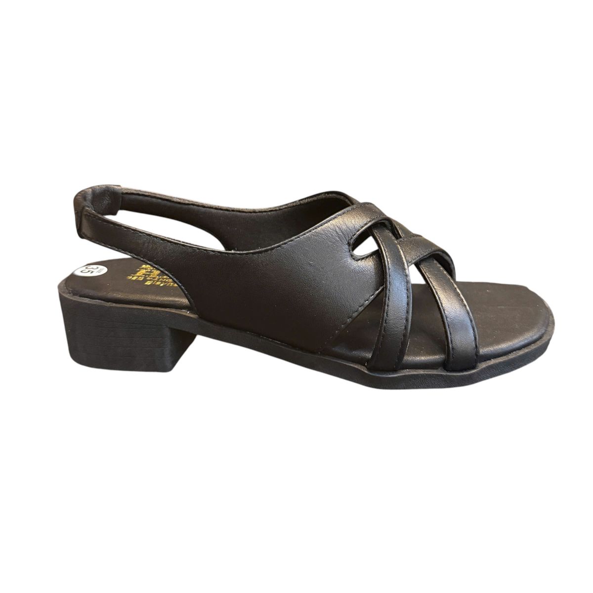 Sandal nữ quai chéo Hải Nancy da bò trơn SH622D
