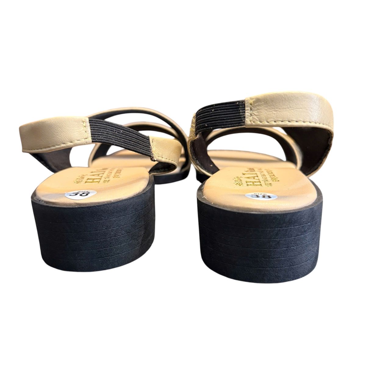 Sandal nữ quai chéo Hải Nancy da bò trơn SH621K