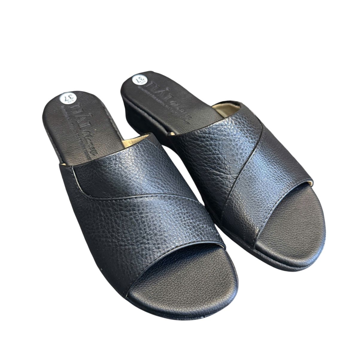 Dép nữ quai chéo Hải Nancy da bò cao cấp L4630D