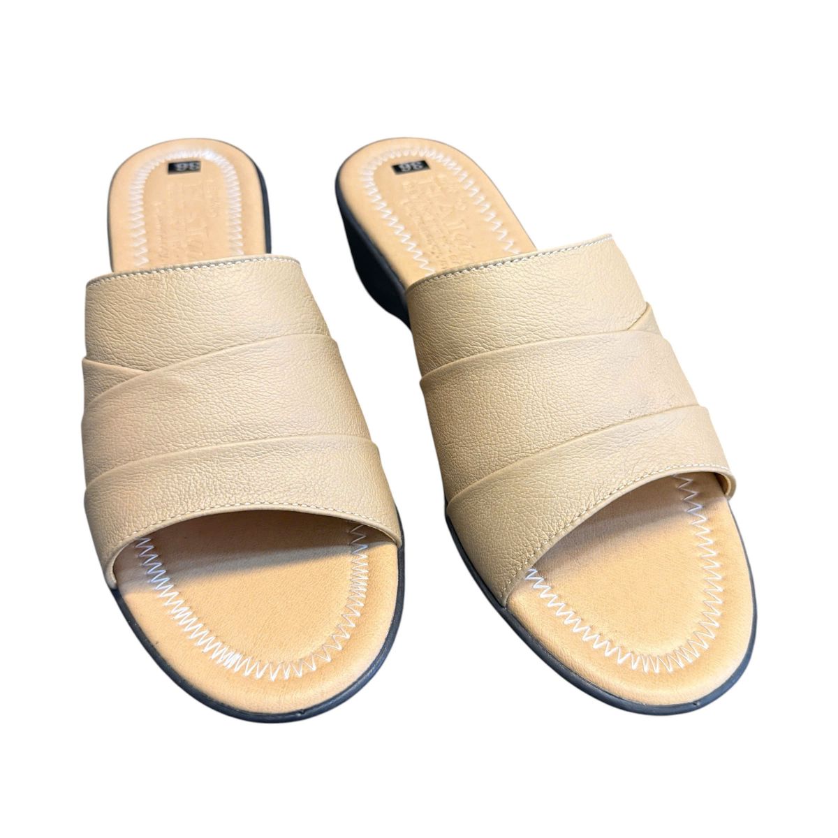 Dép nữ quai chéo Hải Nancy da bò cao cấp D13274K