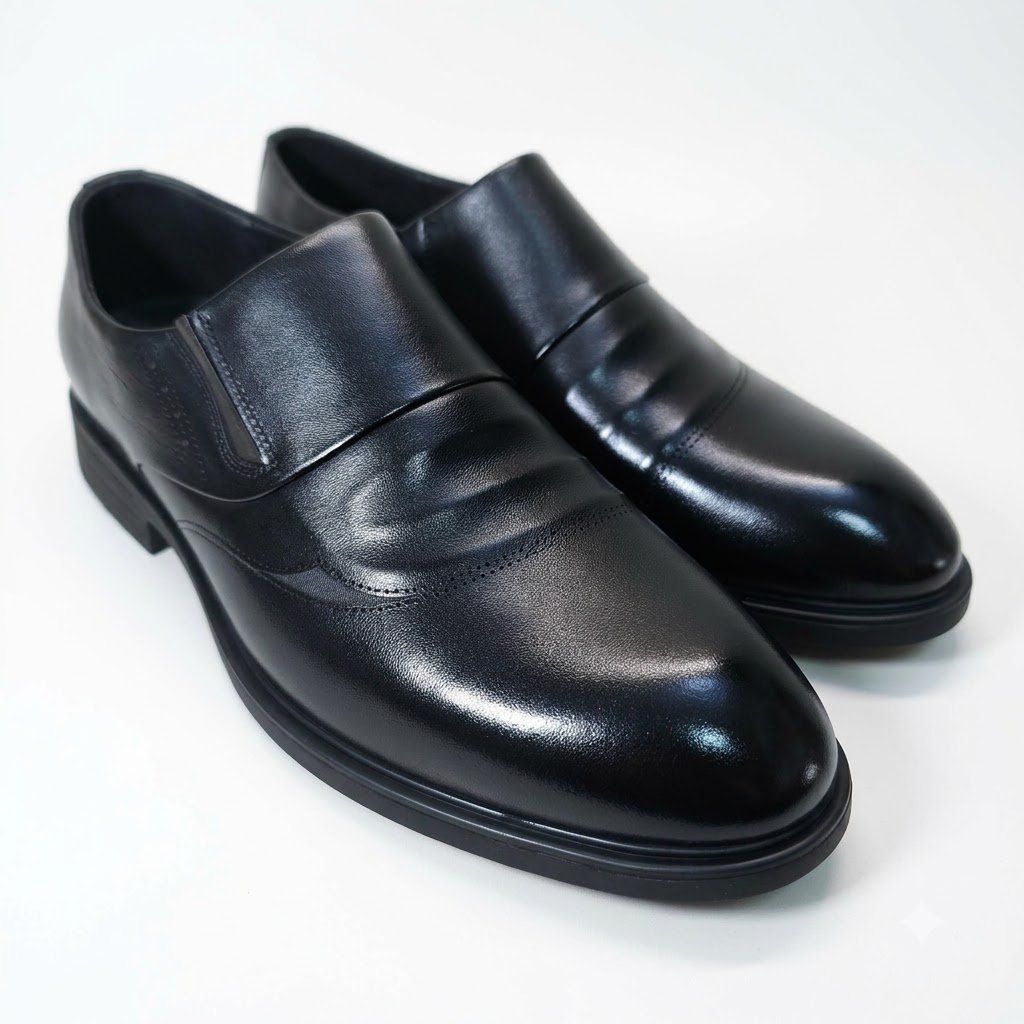 Giày tây nam xỏ chân  da bò cao cấp JHA165D