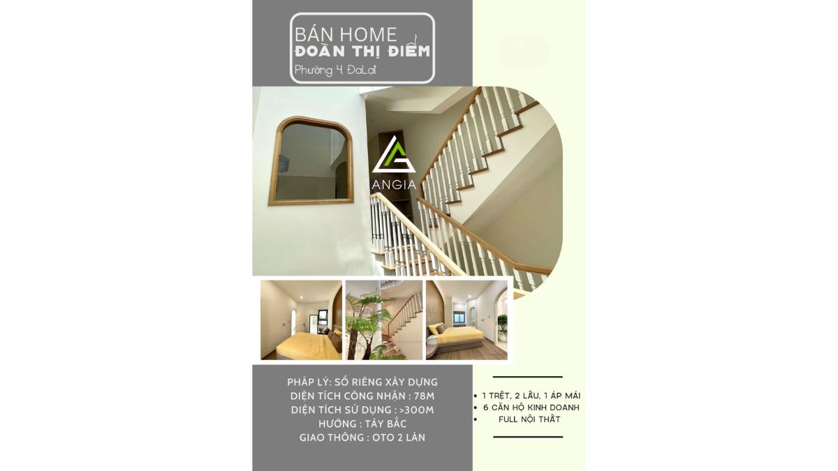Nhà Mặt tiền  Đoàn Thị Điểm - Giá: 16ty