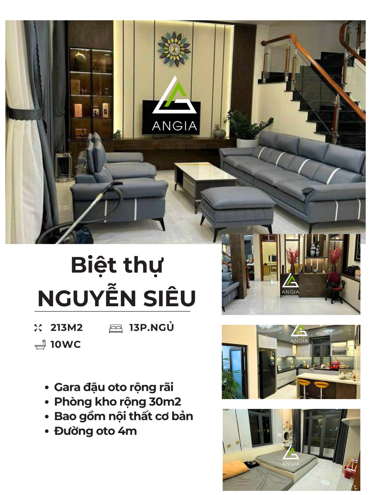 Biệt thự Nguyễn Siêu - Giá: 15ty5