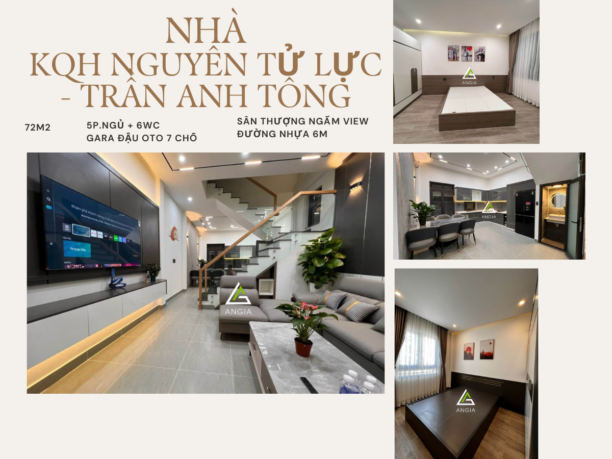 Nhà KQH Nguyên Tử Lực - Trần Anh Tông - Giá: 10ty2